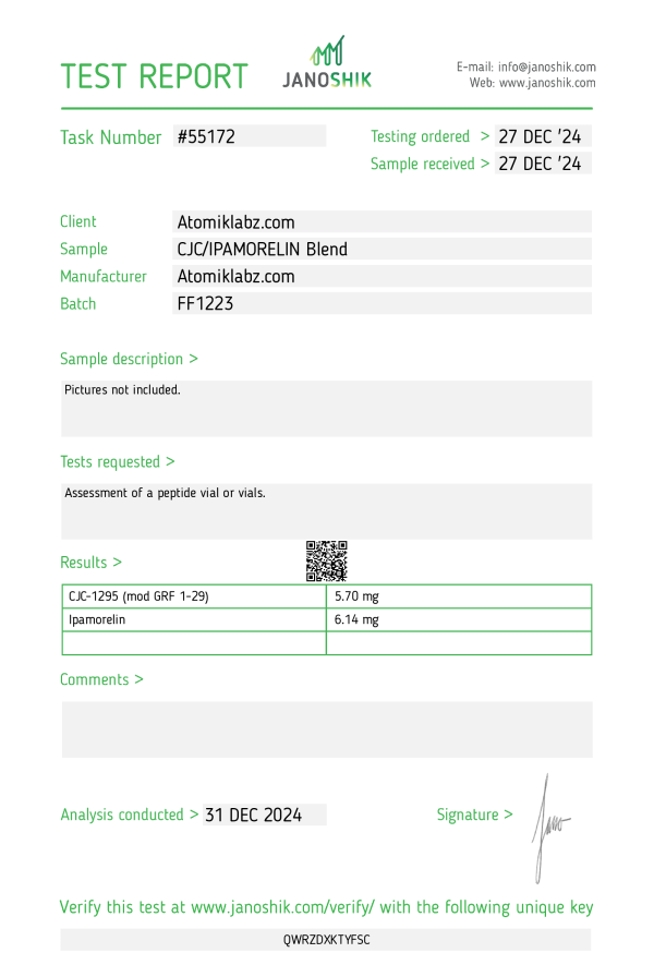 CJC-1295 W/O DAC/Ipamorelin Blend (5mg/5mg) (cjc NO DAC) - Image 2